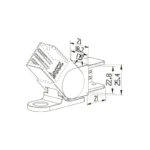 Railing Wall Bracket Horizontal Adjustable-Left Structure