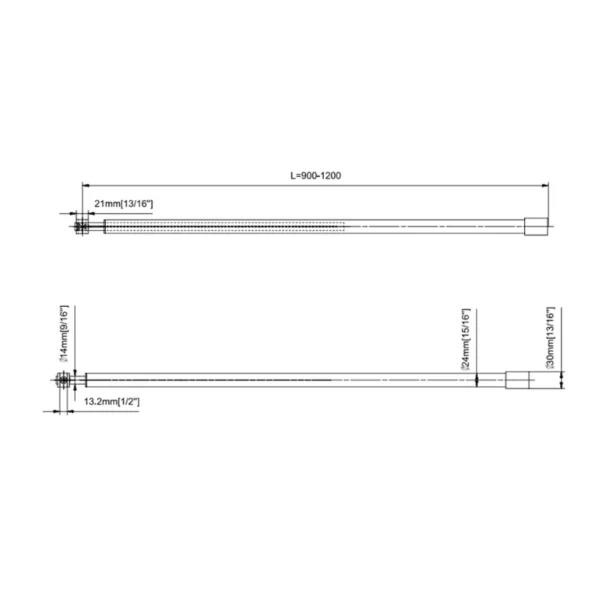 with-metal-washers-wall-to-glass-round-support-bar-accessories-9001200mmSRP08-A01B-size-1.