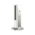 Square Base Round Post Spigots For Glass Panels — LS-NSF — view 1