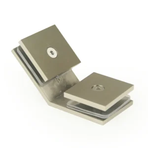 135° Glass to Glass Square Wall Mount & Glass Clamp — CV7ZB135