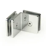90° Glass to Glass Radius Corners Profile Glass Clamp — CV1302NP — view 1