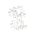 Glass Shower Door Hinge — SHC-90LS — view 2