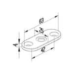Handrail Saddle — LS-CRADLE-1 — view 2