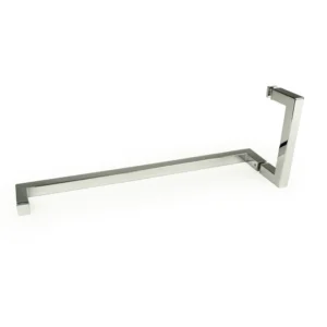 With Metal Washers Square Profile Pull & Towel Bar Combo 20*20*6/8*18/24 — FCD-20x6/8x18/24