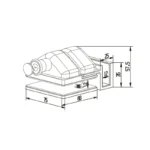 Pool Pence Glass Door Gate Latch — LS-DL-343 — view 2