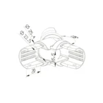 Round Tube Connector Top Rail Φ25.4mm Left & Right Adjustable Joiner — LS-TR25-LR — view 2
