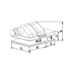 Glass to Glass Latch 180 Degree — LS-DL-346 — view 2