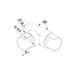 Round Rail Φ38.1mm Up & Down Adjustable Joiner — LS-AF-R38-V — view 2