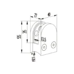 Glass Clamps 8mm — L6024 — view 2