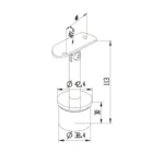 Handrail Bracket Support — LS-SHB-5 — view 2
