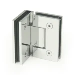 H1-Series 90° Glass to Glass Square Profile Shower Door Hinge — H1ZB90 — view 1