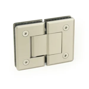 H1-Series Beveled Profile 180° Glass to Glass Shower Door Hinges — H1102E