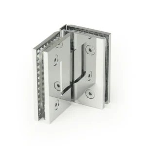 Square Profile with Mesh 90° Glass to Glass Shower Door Hinges — H4202N