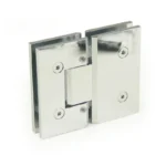 H10-Series Beveled Profile with Covers Glass to Glass 180° Square Profile Shower Door Hinges — H10DSA202E — view 1