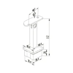 Square Handrail Bracket — LS-SHB-2 — view 2
