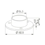 Column Base Connector — HR-50-BP — view 2