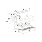 Shower Hinge Glass to Glass — SHC-90M — view 2
