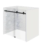 Wall Mount 180° Sliding Shower Door Kits — ASD43 — view 9
