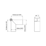 Adjustable Wall Mount Sleeve-Over Bracket Shower Glass Clamp — AU135A202N — view 2