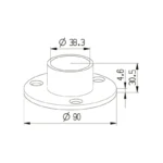 Column Base Connector — HR-38BP — view 2