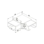 Handrail Right Angle Connector — LS-8141450 — view 2