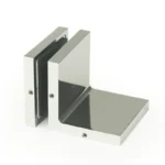 Mirror Chrome Finish Glass to Wall Square Glass Clamp — CV53201NC — view 1