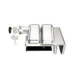 Frameless Glass Door Latch — LS-DL-348 — view 1