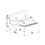 Shower Hinge Glass to Glass — SHC-180S — view 2