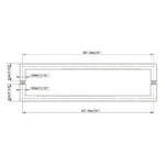 With Mitered Corners Back-to-Back Tubular Style Towel Bar 20*20*6/8/12/18/24 — FS-20x6/8/12/18/24 — view 8