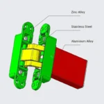 Concealed Hydraulic Door Hinge — M9-Series — view 10