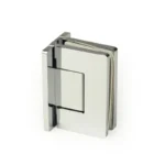 Radius Corners Profile 90° Glass to Glass Shower Door Hinges — H8CDA301N — view 1