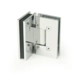 H10-Series Beveled Profile with Covers Glass to Glass 90° Square Profile Shower Door Hinges — H10DSA202N — view 1
