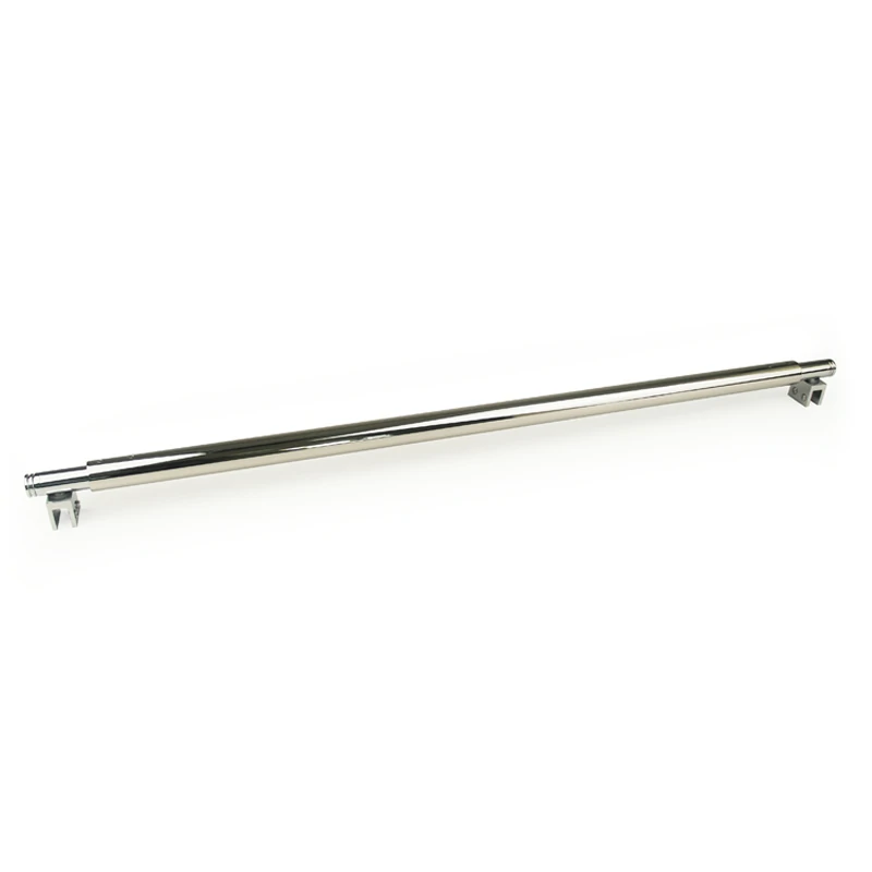 With Metal Washers Glass to Glass Round Support Bar & Accessories 700mm — AJ01-A02