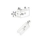 Matte Black Shelf Bracket — SB-SSW10 — view 2