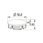 Handrail End Cap — LS-8010350 — view 2