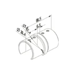 Handrail Connector — LS-NTR-R42.4-4 — view 2