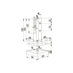 IP67 Waterproof LED-Integrated Glass Spigot — ASD-2-LED — view 2