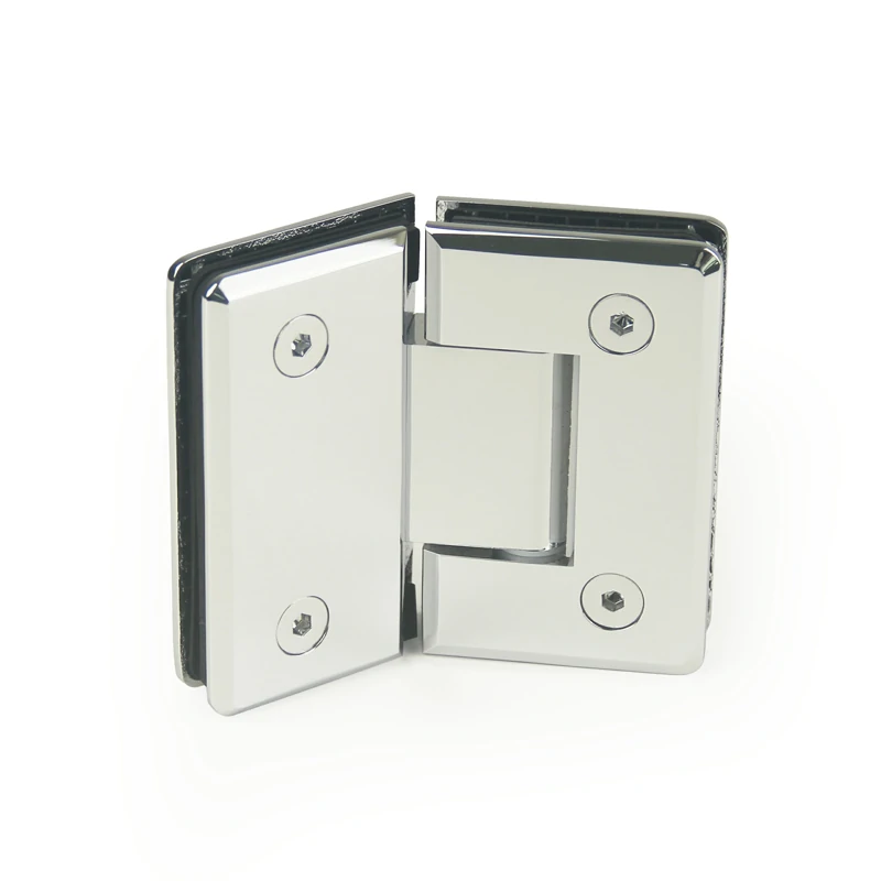 H1-Series Beveled Profile 135° Glass to Glass Shower Door Hinges — H1102M