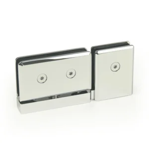 H8-Series Beveled Profile With Radius Corners 180° Pivot Shower Door Hinges — H8102TF