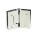 H8-Series Square Profile 135° Glass to Glass Shower Door Hinges — H8202M — view 1