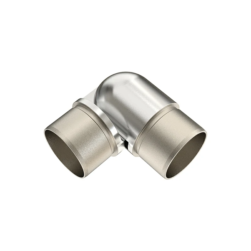 Round Rail Φ42.4mm Adjustable Flush Elbow — LS-NTR-R42.4-1