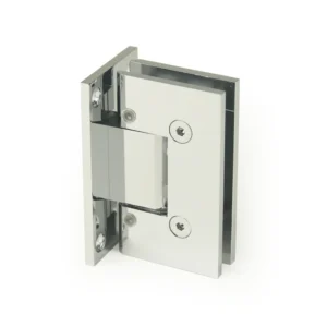 H10-Series Square Profile Glass to Wall Shower Door Hinges — H10201N
