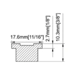 135° Header Corner Bracket — ACE135 — view 3