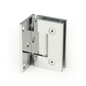 H8-Series Square Profile Glass to Wall Shower Door Hinges — H8201NP