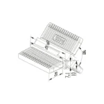Rectangular Handrail Connectors — LS-5010-UD — view 2