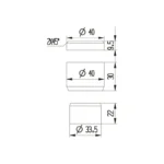 Standoff Wall Mounts — STDC-5 — view 2