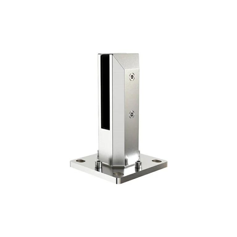 Stainless Steel Square Glass Spigot Floor