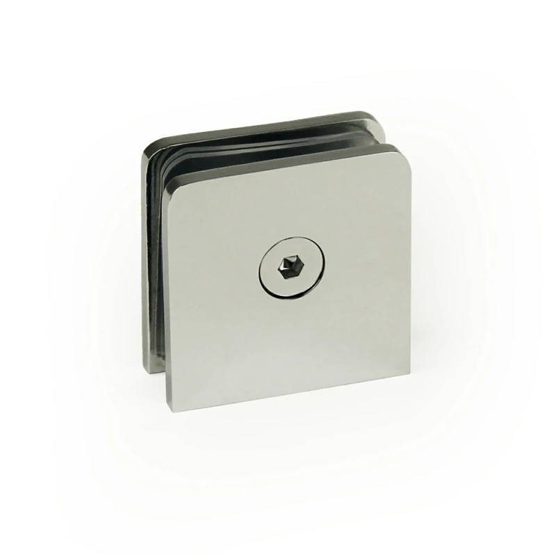 Glass to Wall Radius Corners Profile Glass Clamp — CV1301ZP