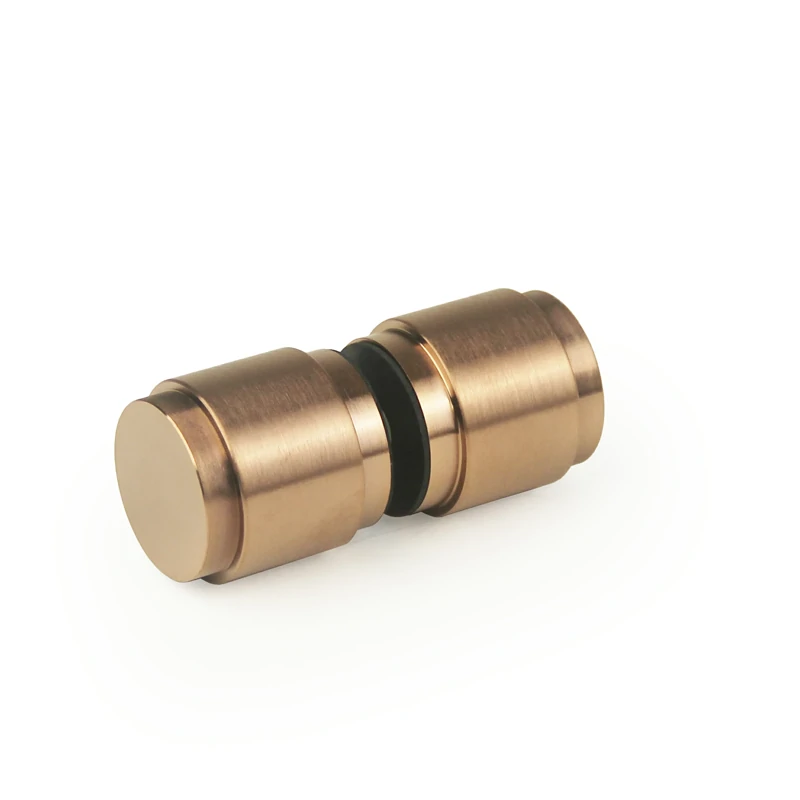 Brushed Champagne Gold Back to Back Modern Shower Knobs — NY32