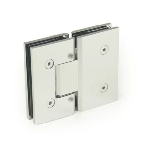 H10-Series Square Profile 180° Glass to Glass Shower Door Hinges — H10DA202NH